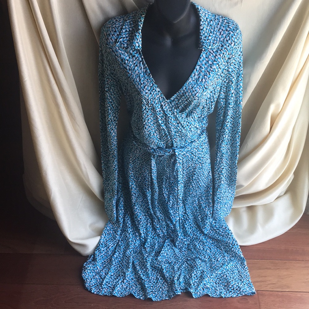 Faux wrap dress